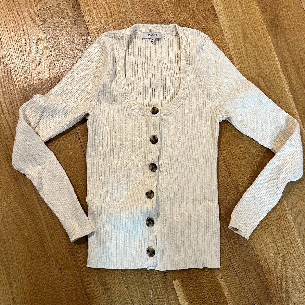 Madwell Scoopneck Cardigan Sweater